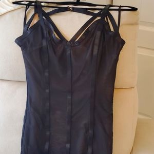 BEBE BLACK MINI DRESS
